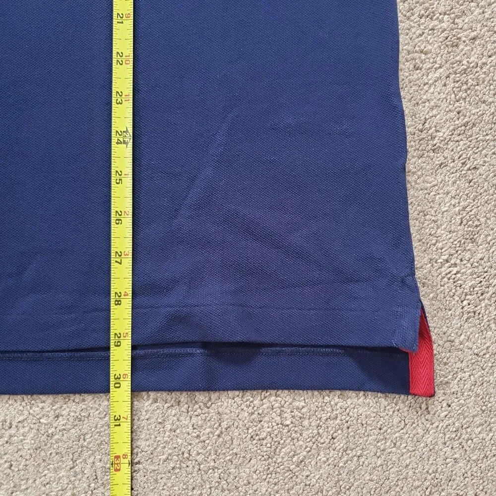 NWT Polo Ralph Lauren Sz Large Mens Classic Fit Dual Player Navy Tom Polo Shirt